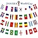 AOSTAR 2018 World Cup Flags Banner, 5.5