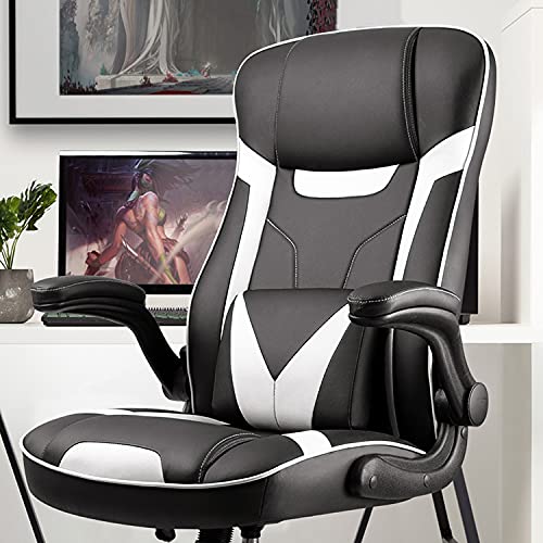 Homall Rocking Gaming Chair Racing Computer Game Chair Swivel High Back