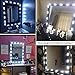Vanity Makeup Mirror Lights Kit, 60 LED Bright White Strip Dimmable Makeup Mirror Lights for Makeup Dressing Table 10ft Flexible Waterproof LED Module Lights