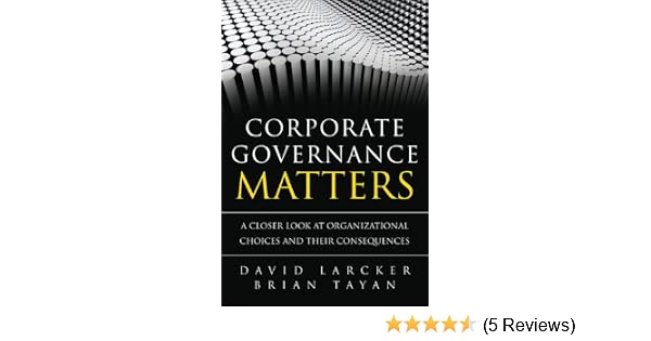 Amazoncom Corporate Governance Matters A Closer Look At - 