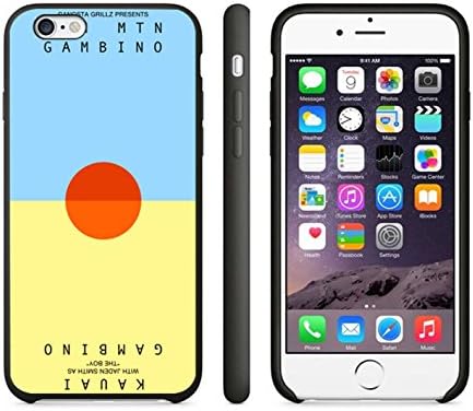 Childish Gambino Drops STN MTN Kauai Mixtape Case Cover Your iPhone 6 Case and iPhone 6S Case ( Black Hard Plastic )