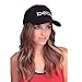 Bebe Baseball Cap Hat Swarovski Crystals Logo Rhinestone Cotton Black 224708