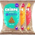 Chirps Cricket Protein Chips Variety Pack, Gluten-Free, High Protein, 5 Oz (Pack of 3) - As Seen On Shark Tank