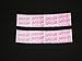 SuperTape Straight Strips 72 Pice ,Double sided lace hairpiece wig toupee tape.
