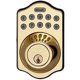 LockState RemoteLock 5i WiFi Electronic Deadbolt Door Lock - Polished Brass - Aspen (LS-DB5i-PB-A)