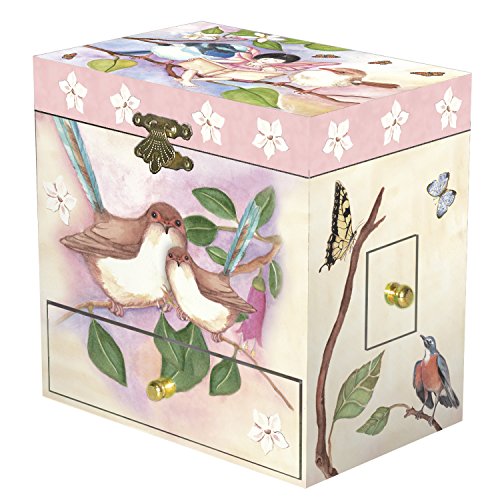Enchantmints Sweet Fairy Wrens Music Jewelry Box