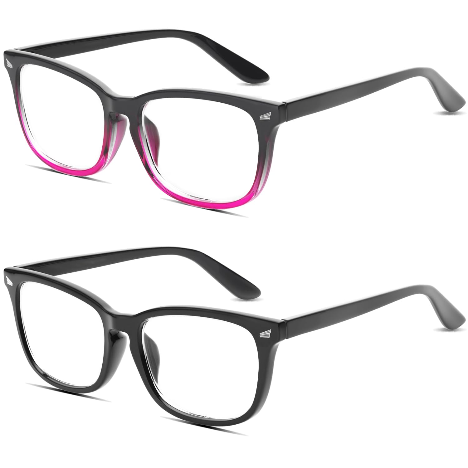 COOLOO Blue Light Blocking Glasses, Gaming Computer Glasses Anti Glare Headache Eyes Strain Glasses with Blue Light Filter, Super Light Weight Fashion