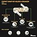 Key Organizer - Smart & Compact Key Holder | 2-24 Keys | 5 in 1 Multitool: Keychain, LED Light, Bottle Opener, Mini Wrench & Smartphone Stand + Key Loop & Expansion Pack (Gold)