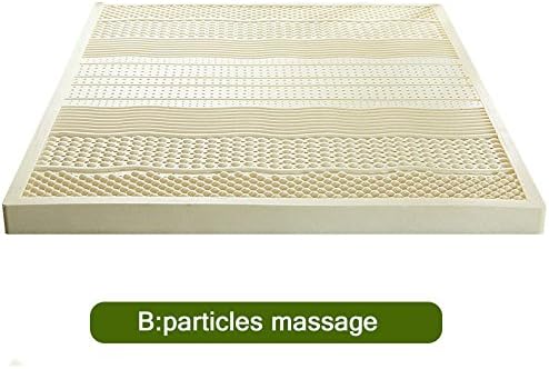 Natural latex mattress 90cm-200cm mattress thick 7.5cm tablet and granule massage-B 180x200cm(71x79inch)