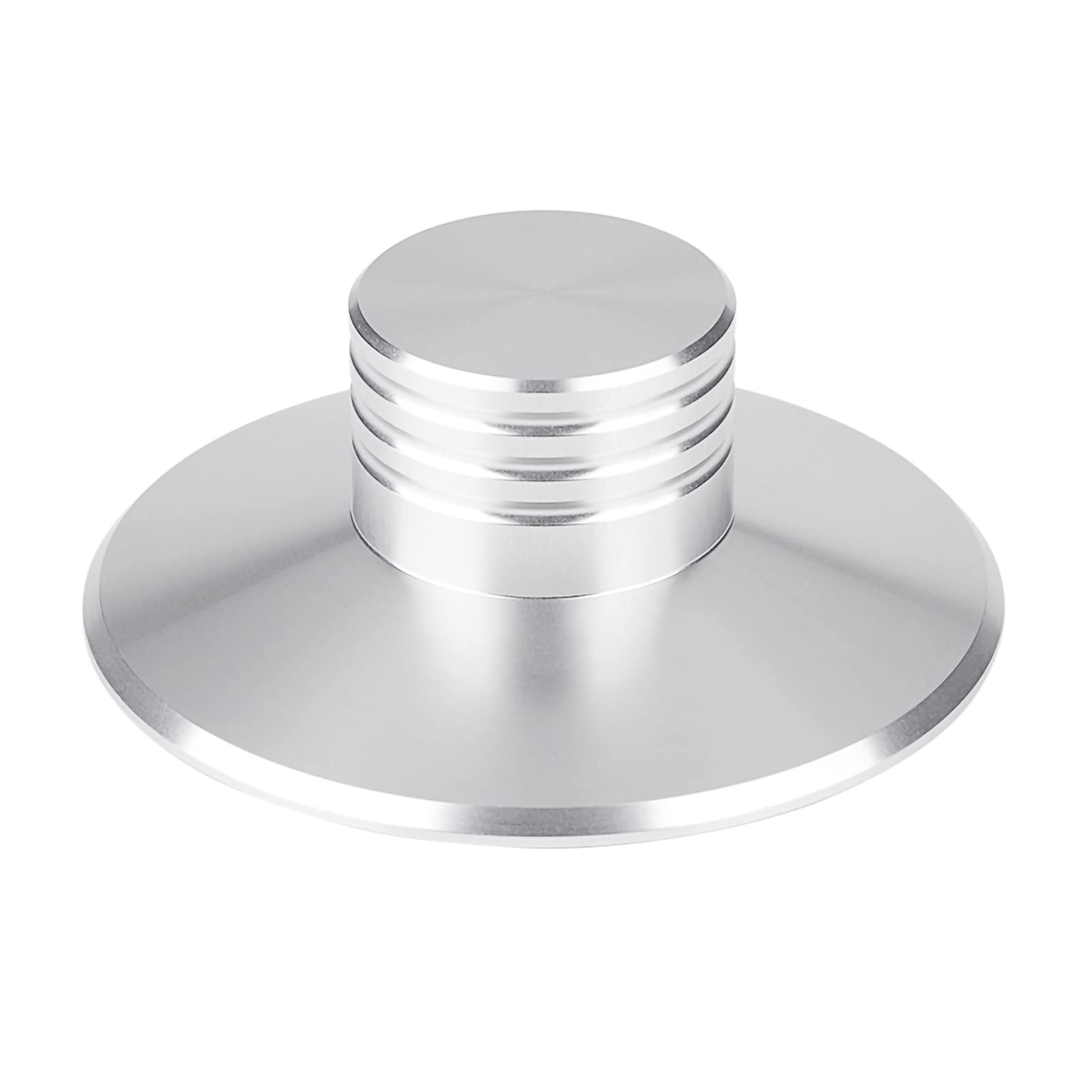 Tbest Ject, Pro Ject Clamp It, Record Clamp, Soundtrack Vinyl Records, Record Weight, Record Weight, Record Clamp New Black Record Weight Clamp Lp Vinyl Turntables Metal Disc Stabilizer Black (Silver)