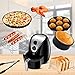 Air Fryer Accessories 13pcs Fits all 3.7QT- 4.2QT - 5.3QT for Gowise Phillips and Cozyna - Non-stick Barrel/Pan, Stainless Steel Holder, Silicone Mat, Cookbook Included