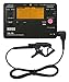 Korg TM50BK Tuner and Metronome Combo with Clip on Microphone (Black)