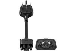 TOKREAL NEMA 14-50 Adapter for Tesla Gen 2 Mobile Portable Charger, Connect Be Used Tesla Mobile Charger to NEMA 14-50 250V Outlet at 32 Amp Portable Tisl Charger Adapter（14-50 Length 11“）, black