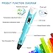 3D Printing Pen, BESTHING Low Temperature 3D Printing Pen with LED Display for Kids and Adults, Doodler Model Making and Art Crafts Tool, Compatible with PLA and ABS Filament Refills