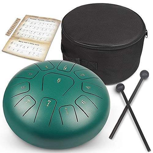 Hand Drum 11 Tones Percussion Instrument For Meditation Yoga Zazen