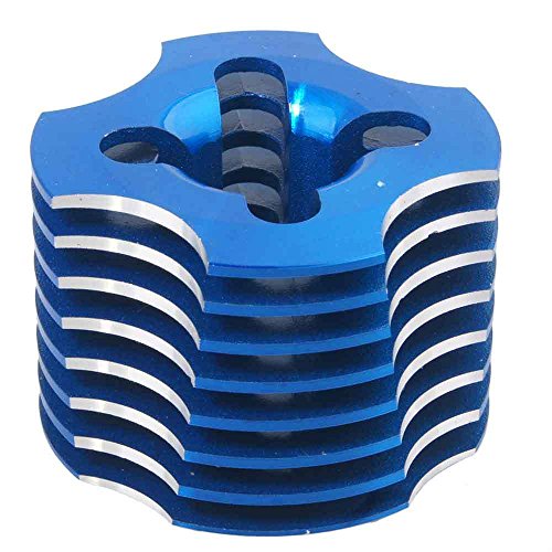 Toyoutdoorparts RC 18CXP R003 Blue Aluminum Cylinder Head For HSP 02060 Nitro VX 18 Engine