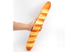 GIFTYOU Long Fake Baguette and Realistic French Bread - Artificial Cake Dessert Decor and Faux Pastries Food Replica for Kitchen and Bakery Display (Long Baguette)