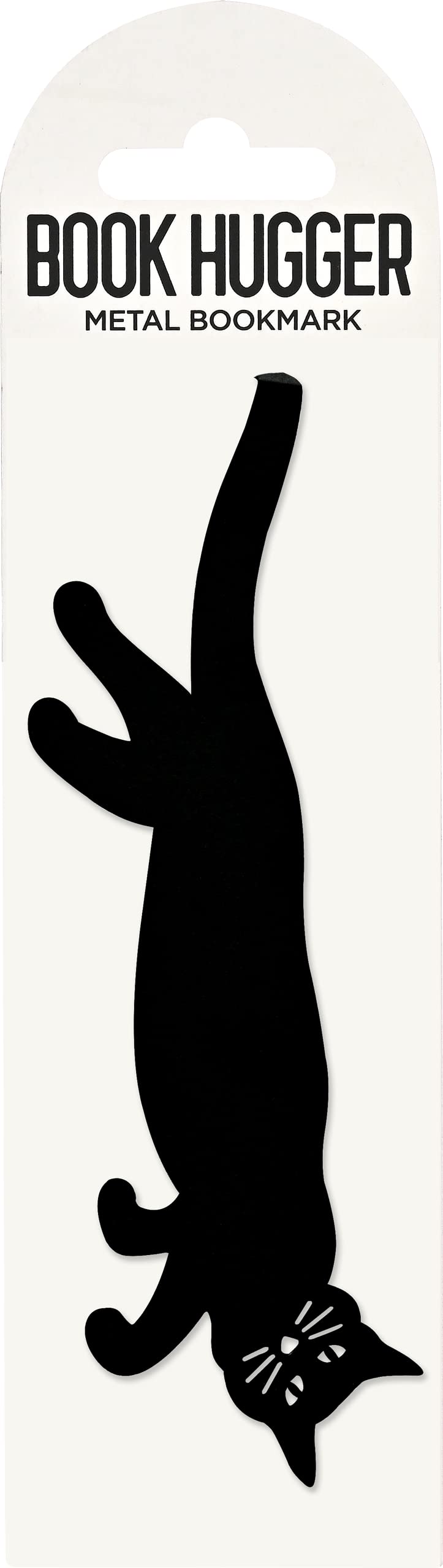 Curious Cat 'Hanging' Metal Bookmark (Book Hugger Series)