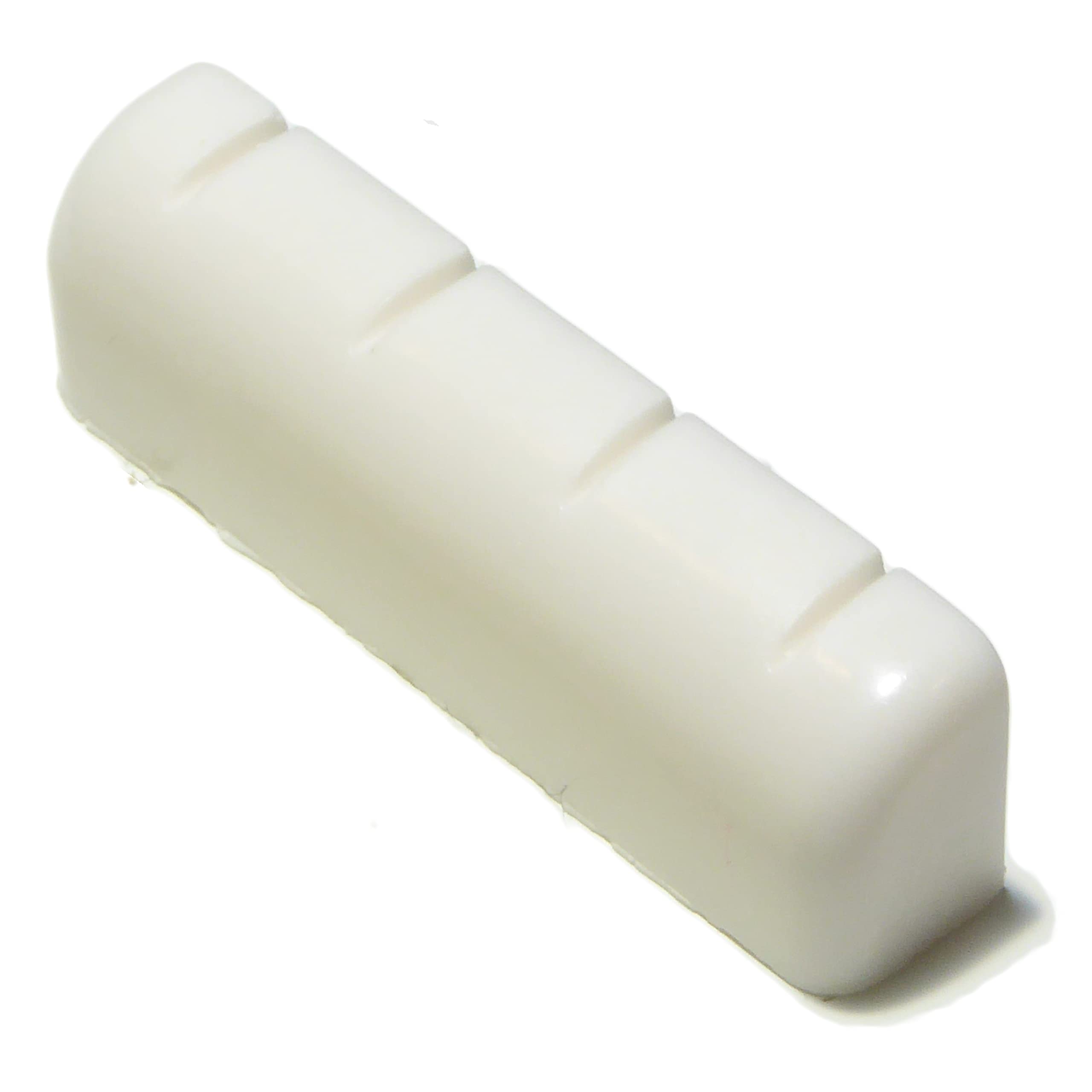 Banjo top nut 30mm x 8mm x 6mm four string white colour
