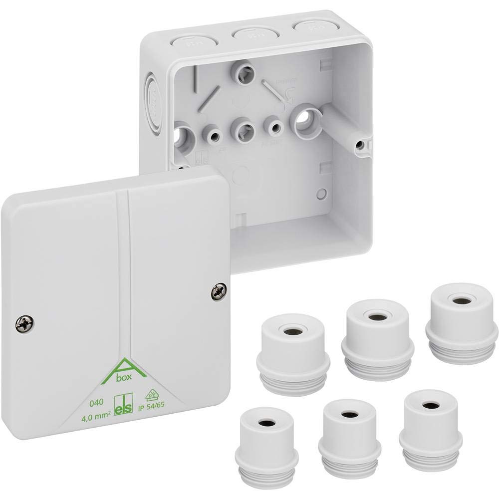 Spelsberg 81190701 Junction Box (L x W x H) 94 x 94 x 56 mm Grey IP65 Pack of 1