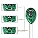 3-in-1 Soil Moisture Meter, Petcaree Light and pH / Acidity Meter Plant Tester, Helpful for Garden, Farm, Lawn, Indoor & Outdoor (No Battery Required) (Round)