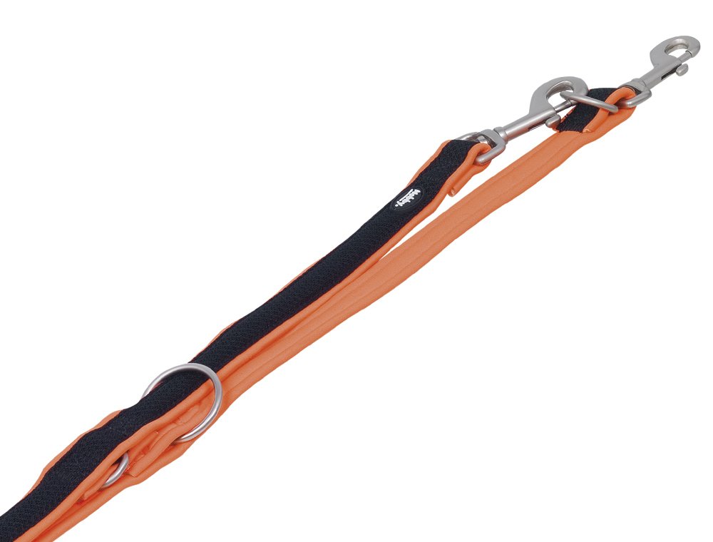 Nobby Preno Mesh Training Leash, 200 cm/25-35 mm, Neon Orange