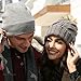 Enjoybot Bluetooth Beanie Wireless Knit Winter Hats Cap Built-in Stereo Speakers Microphone Outdoor Sports (003-Gray)