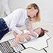 Baby Portable Changing Pad:Waterproof Baby Diaper Changing Mat with Pockets Large Travel Baby Changing Station Baby Items for Newborns Changing Clutch Baby Shower Gift