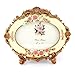 Zhenzan Frames 4x6 Inches Victorian Floral Decorated Oval Photo Frame for Home Decor