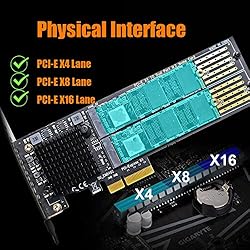 GLOTRENDS Dual M.2 PCIe NVMe X4 Adapter with PCIe