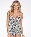Miraclesuit Women's Scroll Lock Underwire Bra Tankini Top