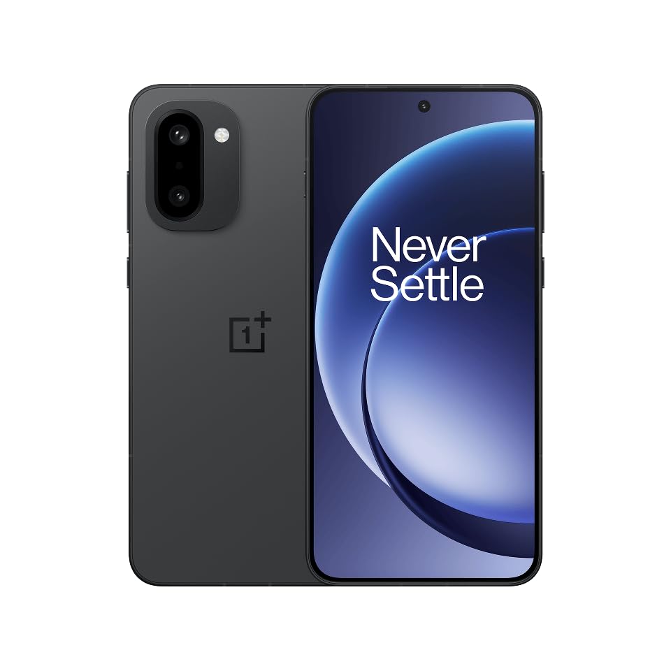 OnePlus 15R, 12GB RAM + 256GB Storage, Dual-SIM, Unlocked Android Smartphone, Snapdragon 8 Gen 5, 7400mAh Battery, Charcoal Black