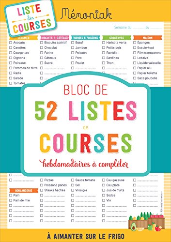 Listes de courses Mémoniak 2018 by (Paperback)