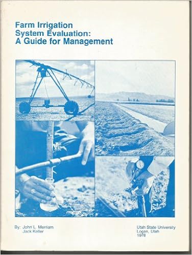 Amazon Com Farm Irrigation System Evaluation 9780317347791 Merriam John L Books