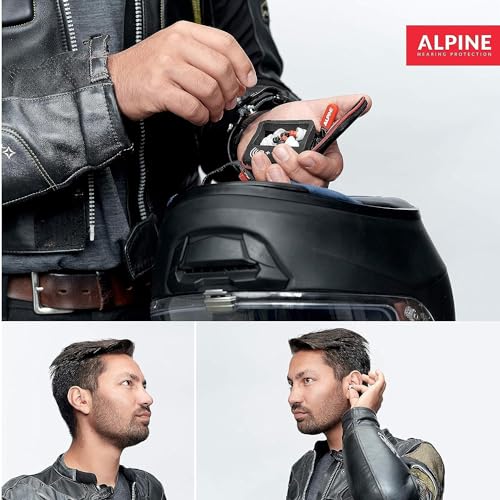 Alpine MotoSafe Pro Premium Motorcycle Ear Plugs For Wind Noise