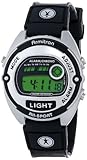Armitron Sport Unisex 456853SIL All-Sport Chronograph Black Strap Digital Watch
