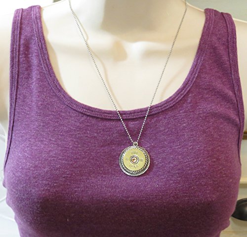 Shotgun Shell Bullet Necklace Win Brass 12 gauge - Thumbnail 3