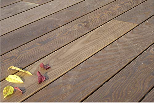Muster Terrassendielen Thermoholz Esche Sichtseite gebürstet, 20 x 112 mm (8,90 € / lfm) – Bild 3