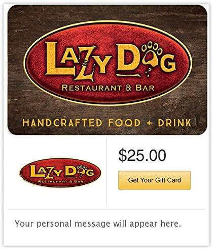 Lazy Dog Gift Card - E-mail Delivery