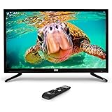 Premium 32 Inch LED TV - 32inch LED Backlight Flat Screen Television - Hi Res 32in 1080p Ultra HD TV w/ HDMI, RCA, VGA - Works w/ Mac, PC - Remote Control, VESA Wall Mount Compatible - Pyle PTVLED32﻿