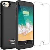 iPhone 7/8 Battery Case, Alpatronix BX180 4.7-inch 3200mAh Slim External Rechargeable Extended Protective Portable Charging Case & Charger Cover for iPhone 7 & iPhone 8 Juice Bank Power Pack - Black