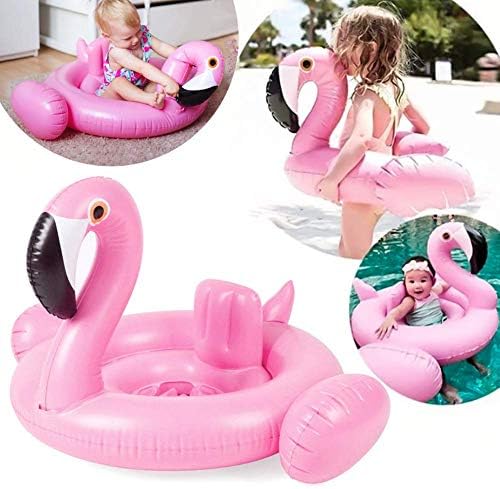 Dailychic Baby Pool Float Baby Swimming Water Pool Float Infant Inflatable Swimming Ring with Swimming Boat Pool Seat for 6 36 Months Kids Boys Girls Pink Flamingo price in Saudi Arabia Amazon