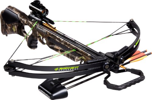 Barnett Wildcat C5 Crossbow Package (Quiver, 3 - 20-Inch Arrows and Premium Red Dot Sight)