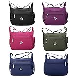 Fabuxry Crossbody Handbag for Women Organize Pack Shoulder Bag Messenger Purses