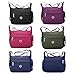 Fabuxry Crossbody Handbag for Women Organize Pack Shoulder Bag Messenger Purses (Navy)