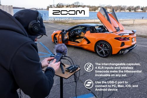 Zoom H6essential with 32-Bit Float, Accessibility, 6-Track Portable Recorder, Stereo Microphones, 4 photo 10