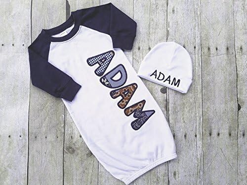 Newborn Baby Boy's Western Personalized Name Baby Shower Gift