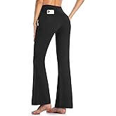 MOVE BEYOND Buttery Soft Women's Bootcut Yoga Pants with 4 Pockets Tummy Control Workout Bootleg Work Pants