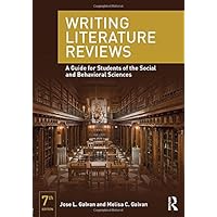 Writing Literature Reviews: A Guide for Students of the Social and Behavioral Sciences