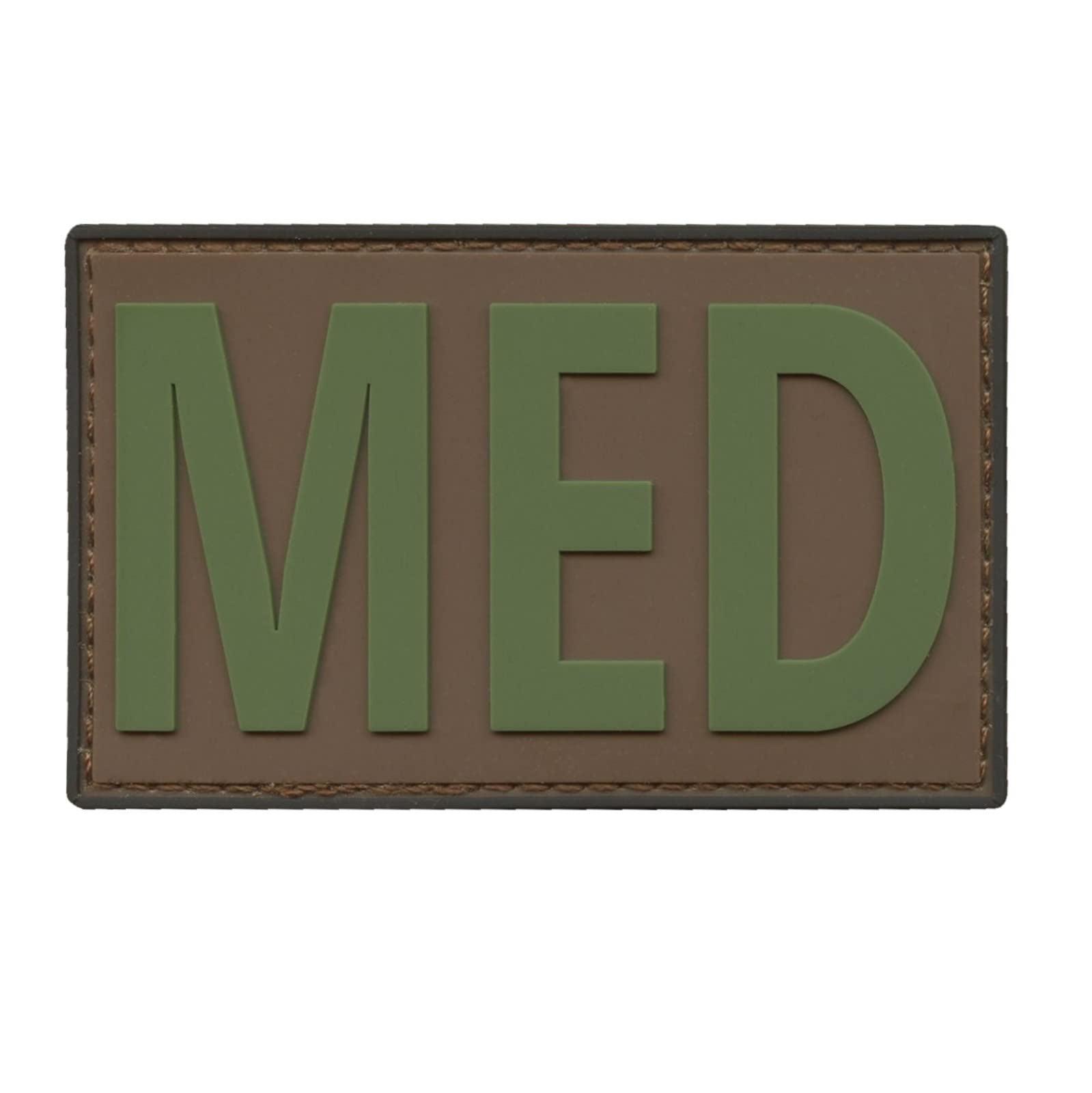 Multicam MED EMS Medic Paramedic PVC Rubber IFAK Tactical Hook Patch